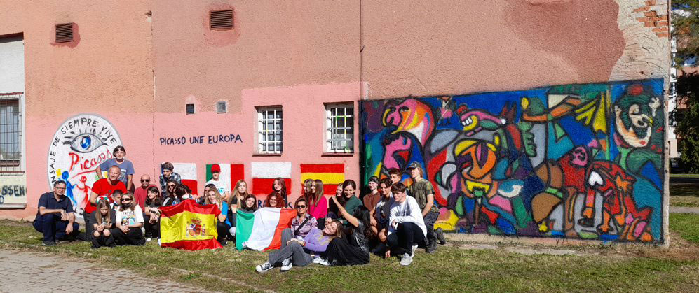 Druhé mezinárodní setkání projektu ERASMUS + „Poselství Picassa stále žije v aktivním občanství“ na naší škole