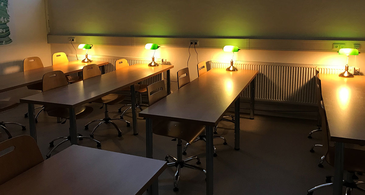 Studovna se rozzářila