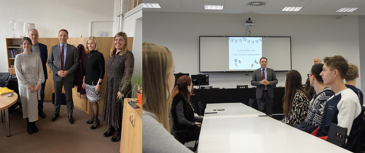 Návštěva francouzského velvyslance