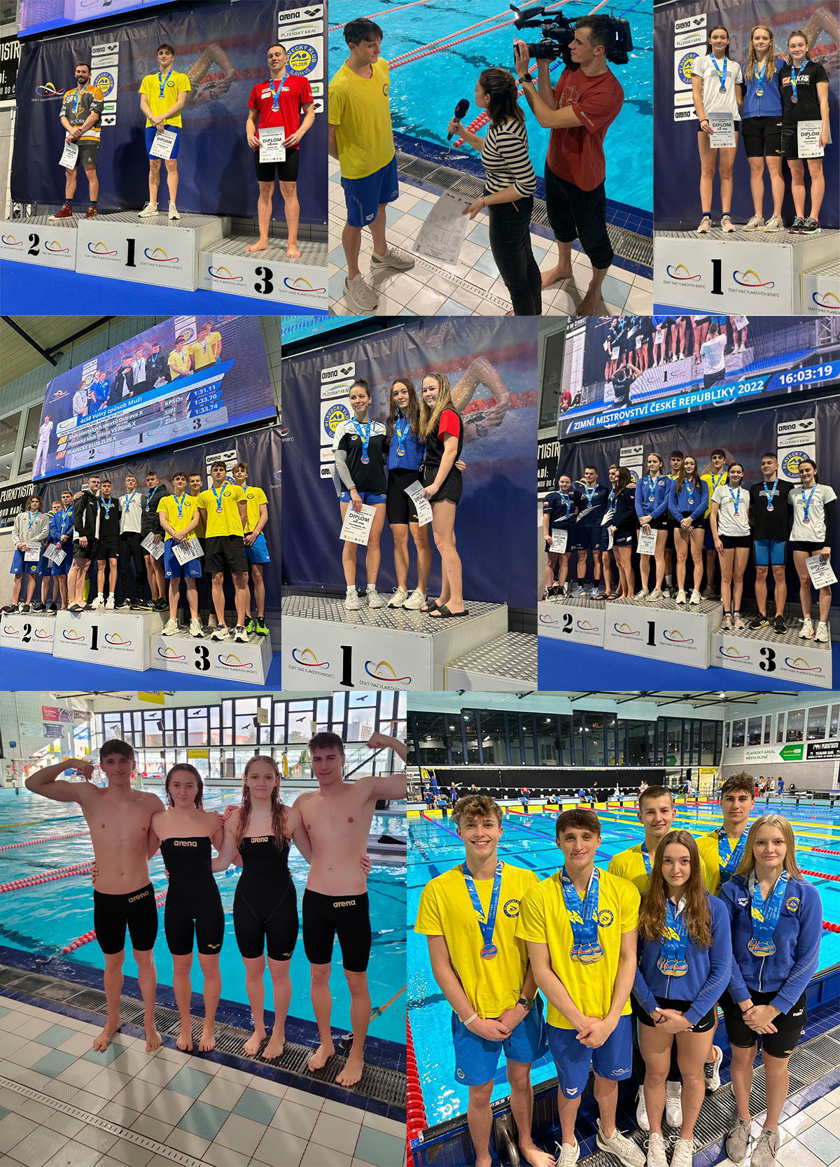 Úspěšní plavci na MS ČR v&nbsp;Plzni