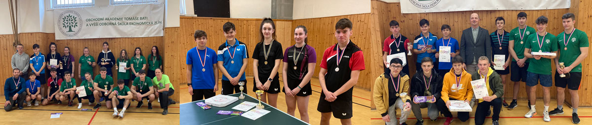 Stolní tenistky i&nbsp;tenisté zazářili