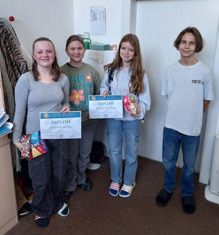školní kolo konverzační soutěže v&nbsp;anglickém jazyce kategorie VGI