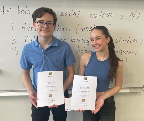 John Lukáš Borah a&nbsp;Emma Michlovská