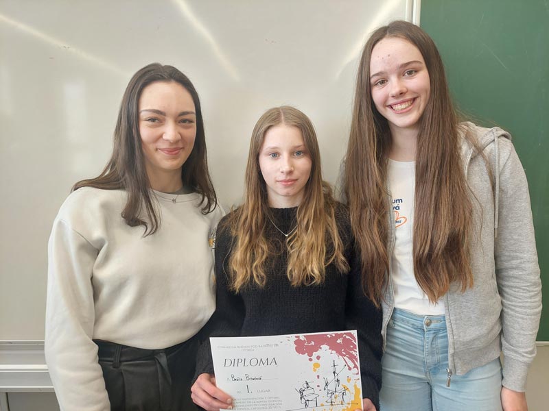 Victoria v&nbsp;krajském kole konverzační soutěže ve španělštině!