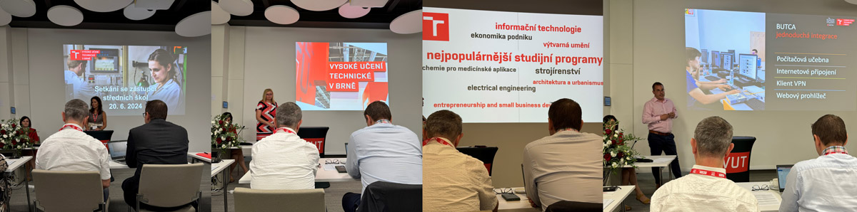 Setkání zástupců vybraných středních škol s vedením Vysokého učení technického v Brně