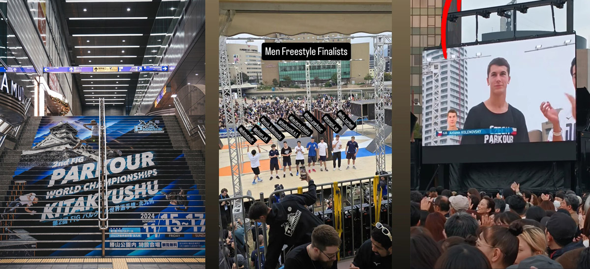 Obrovský sportovní úspěch Antonína Kolenovského na MS v parkouru