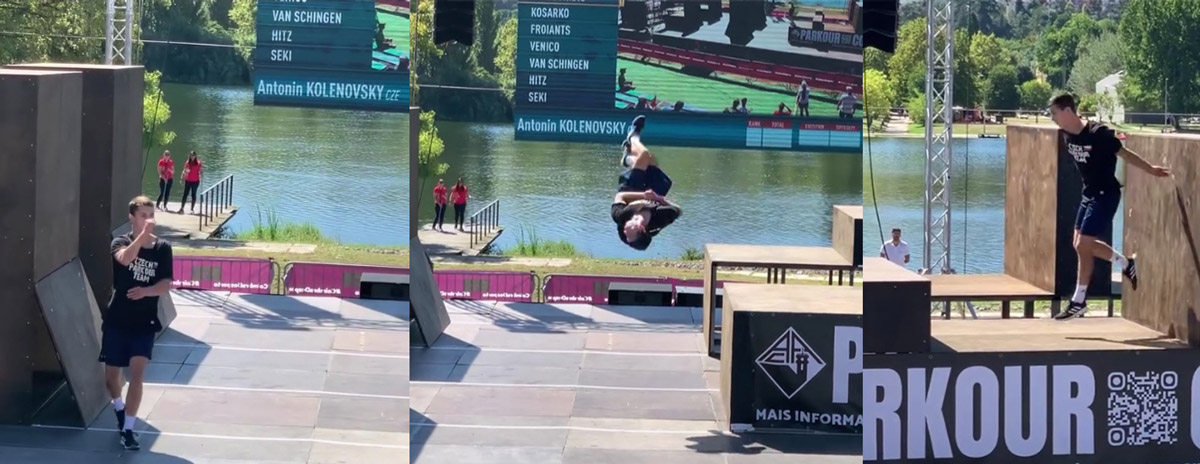 Antonín Kolenovský - parkour