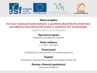 ESF projekt ESF projekt