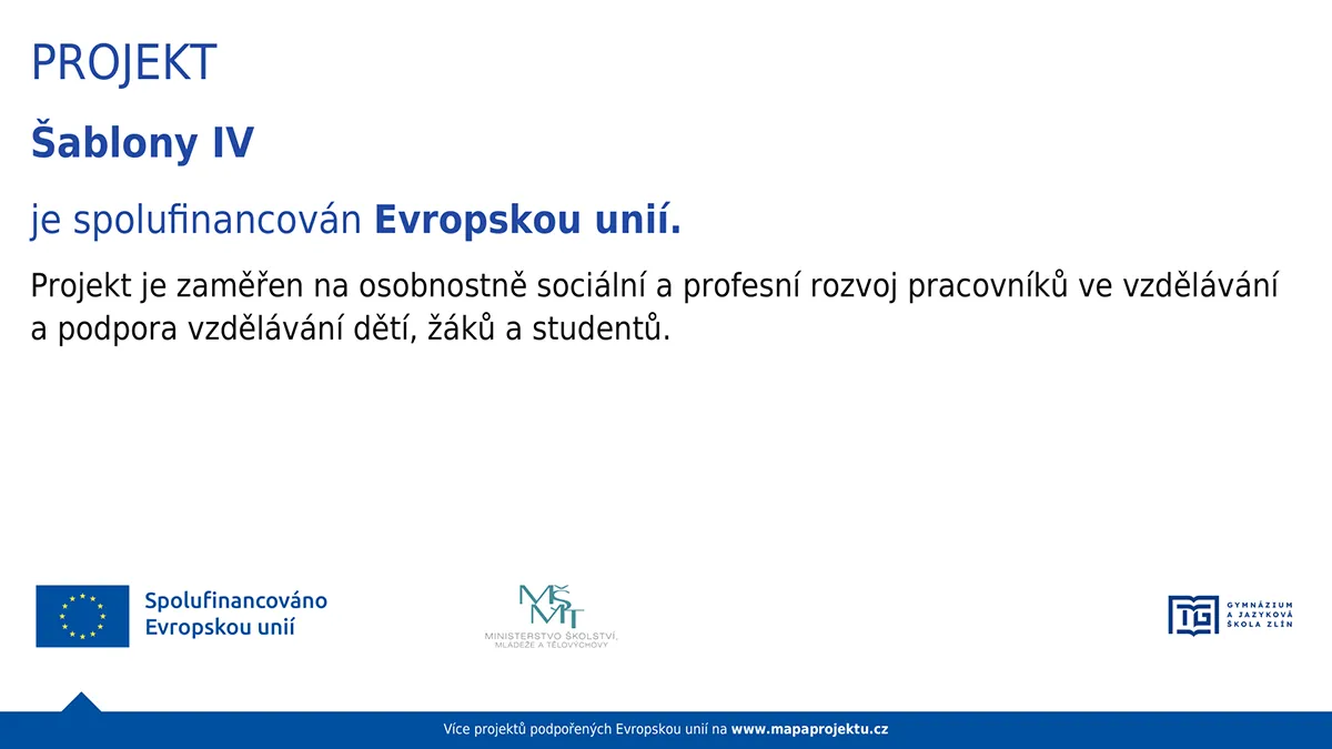 Šablony IV - 2026 